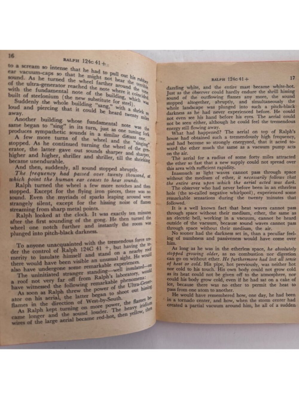 Hugo Gernsbacks Ralph 124C 41+ PB 1958 Crest Reprint Foreword Fletcher Pratt Vtg - Picture 13 of 16